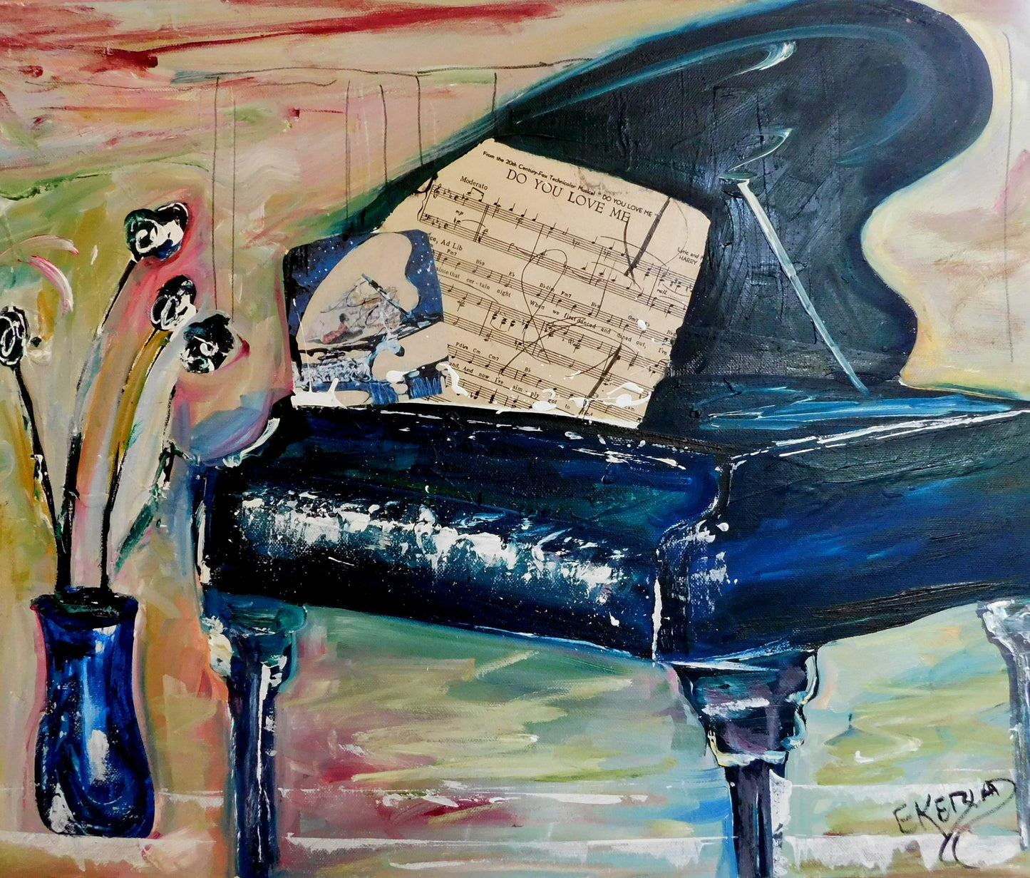 Madeleine Ekeblad - The Blue Piano