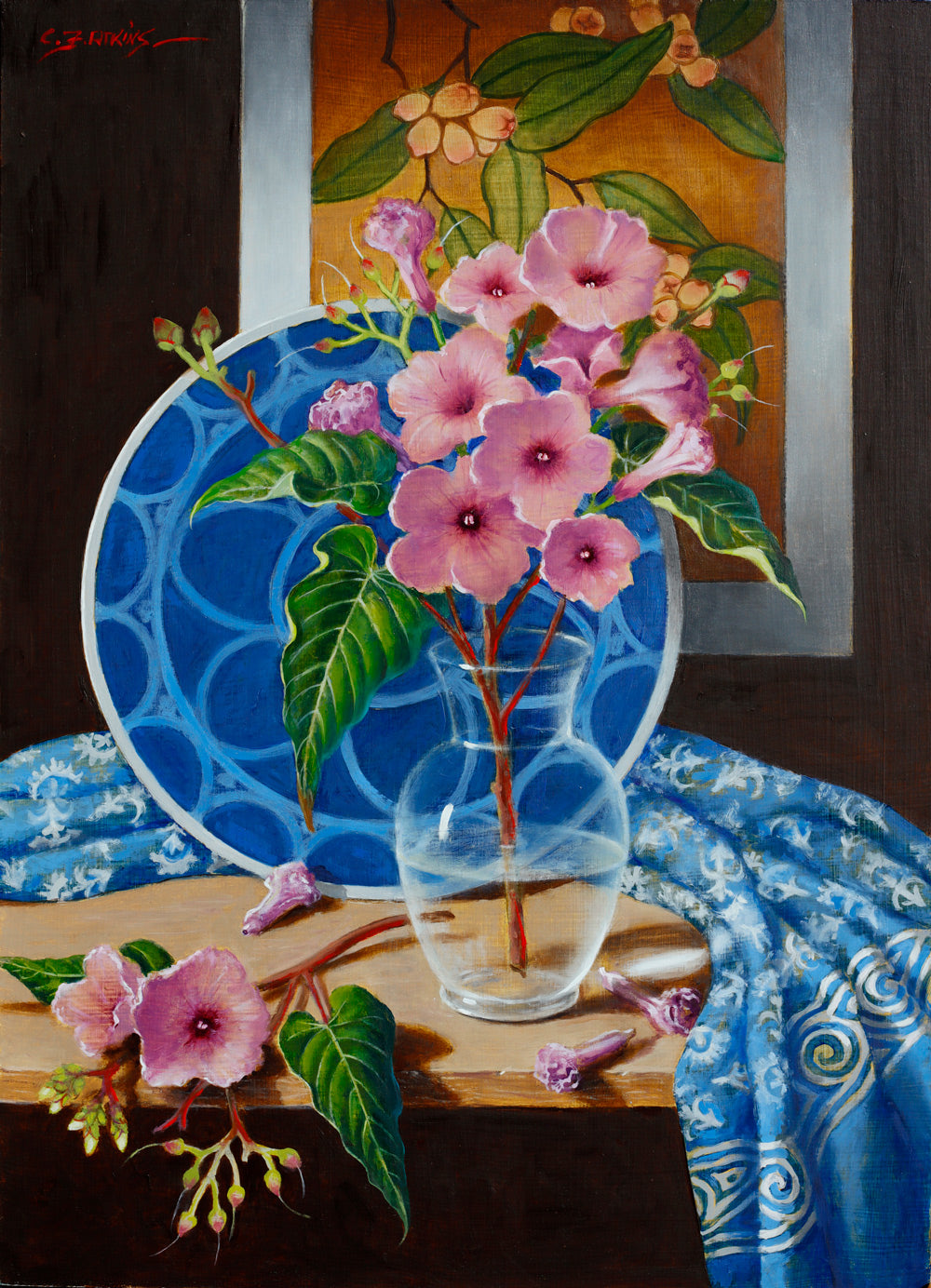 Christine Atkins - Morning Glory Flowers