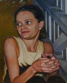 Kieran Hall - Girl on Steps