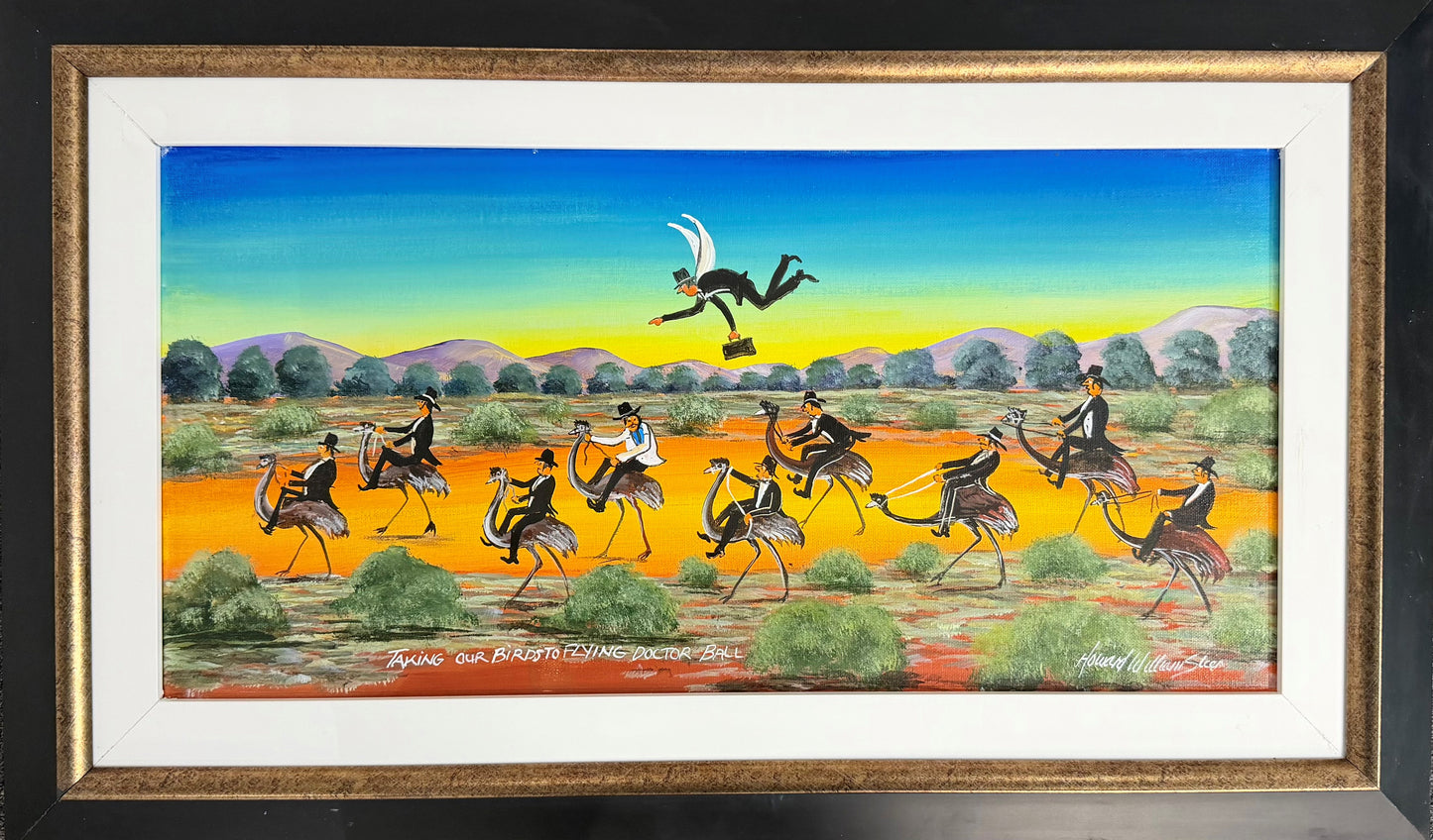 Howard William Steer - Taking Our Birds to Flying Doctor Ball