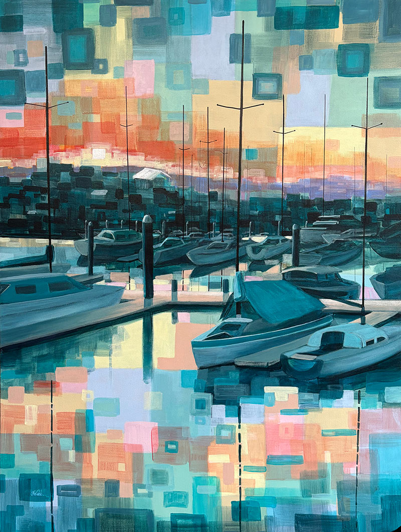 Jennifer Webb - Marina at Sunset