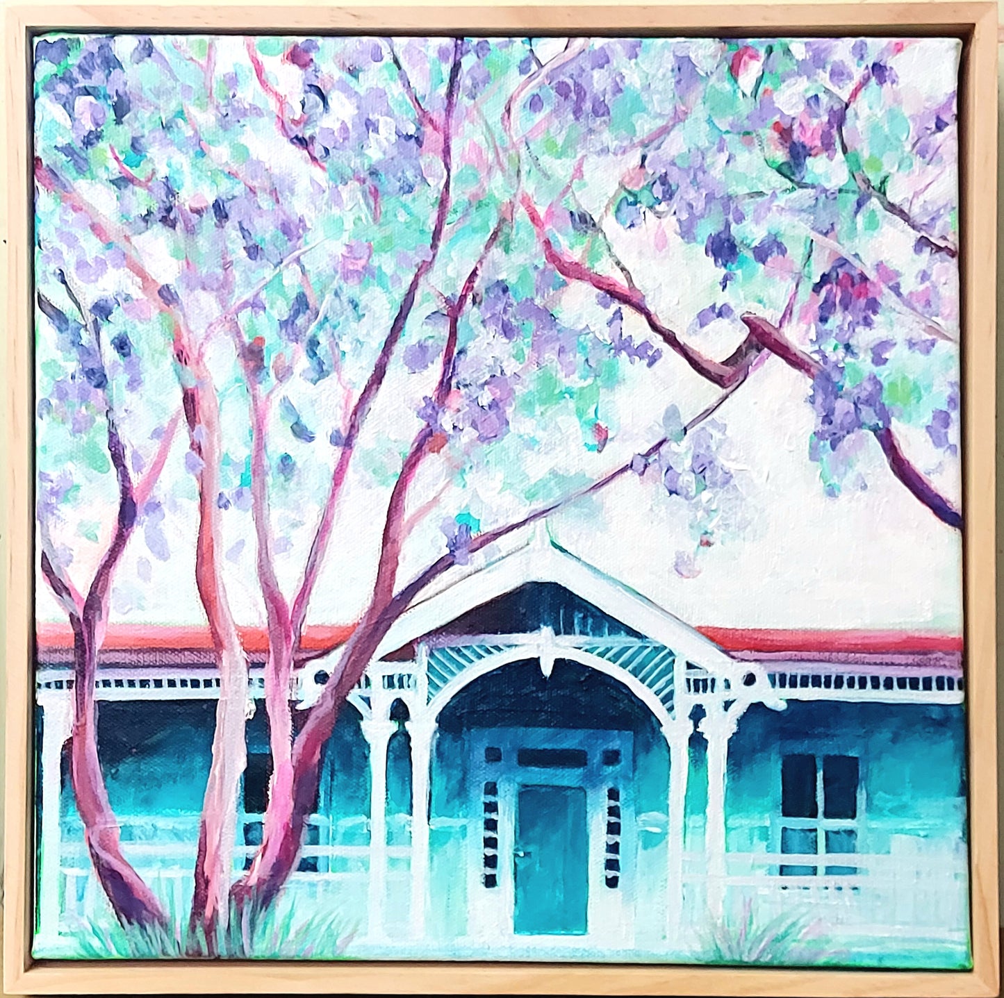 Leanne Carkeet - Early Jacaranda, Enoggera Tce