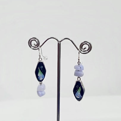 Anne Maddern - Blue earrings