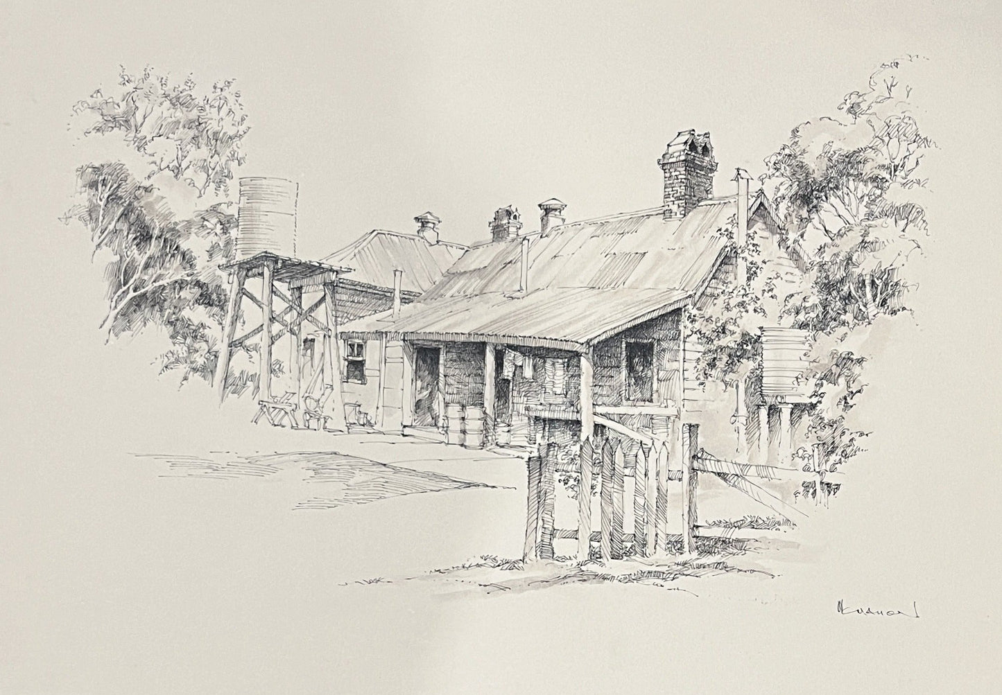 Michael McMahon - Farm Buildings Mundoolun 2