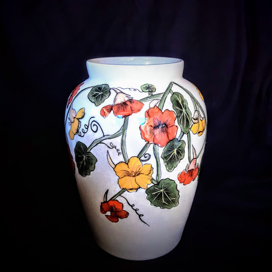 Rose Van Oyen - Nasturtiums Vase