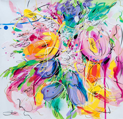 Starr - Floral Bouquet Blush