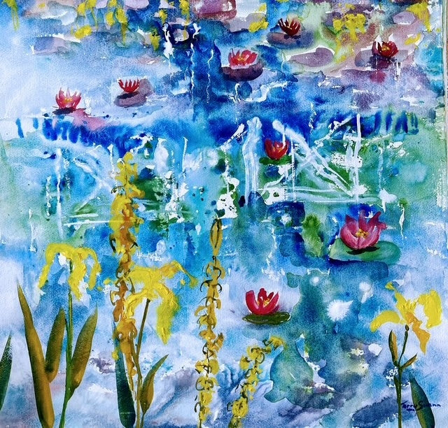 Terry Swann - Pool Reflections, Hobart RBG