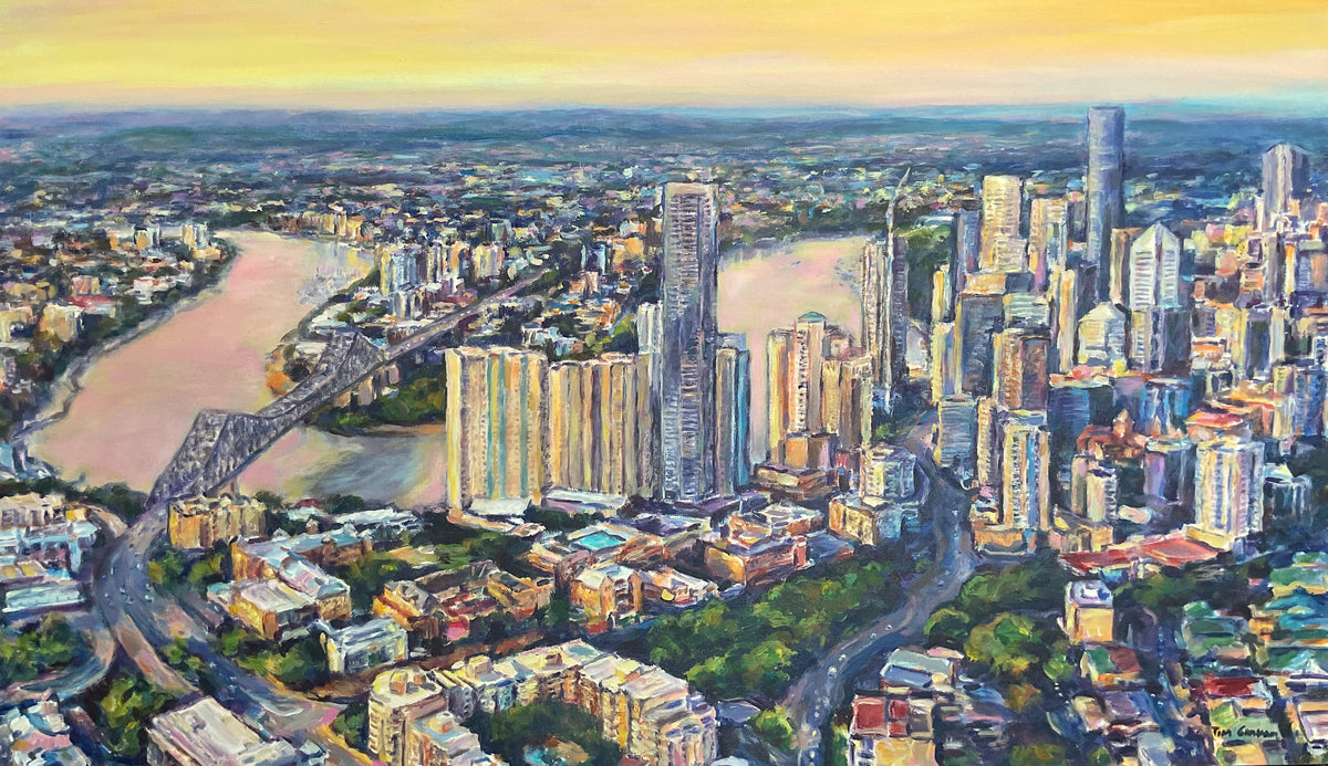 Tim Graham - Morning Colour, Brisbane City