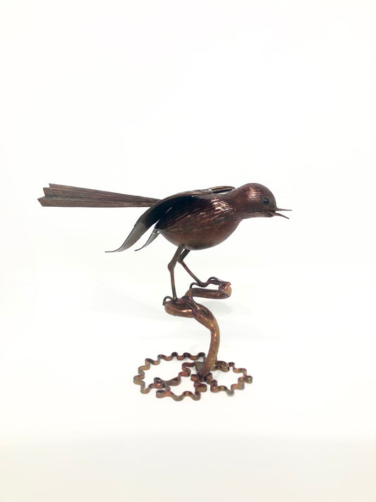 Ralph Woodforth - Wagtail on Leaf Stand