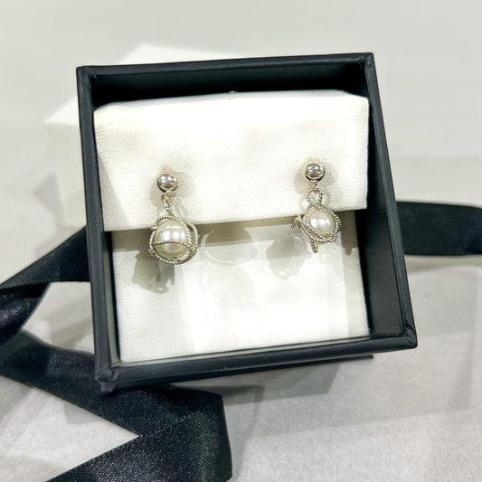 Zohar - Silver Post Earrings