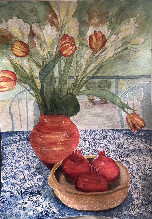 Hetty Doyle - Still Life with Tulips