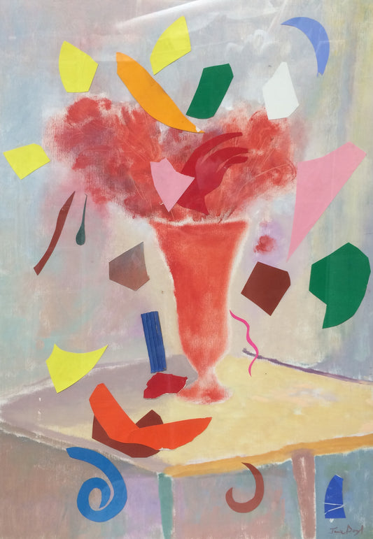 Jamie Boyd - Vase of Flowers with Falling Petals
