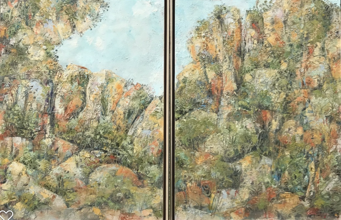 Sarah Larsen - Ampitheatre (Diptych)