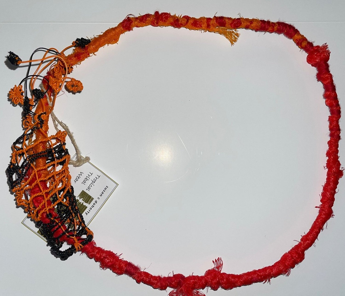 Susan Doherty - Wire Twist & Plastic Necklace