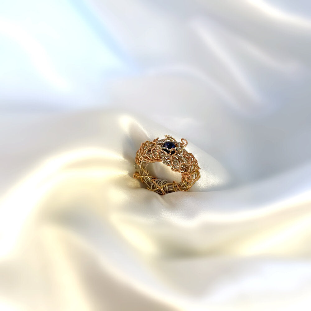 ZOHAR - Black Tahitian Pearl Ring