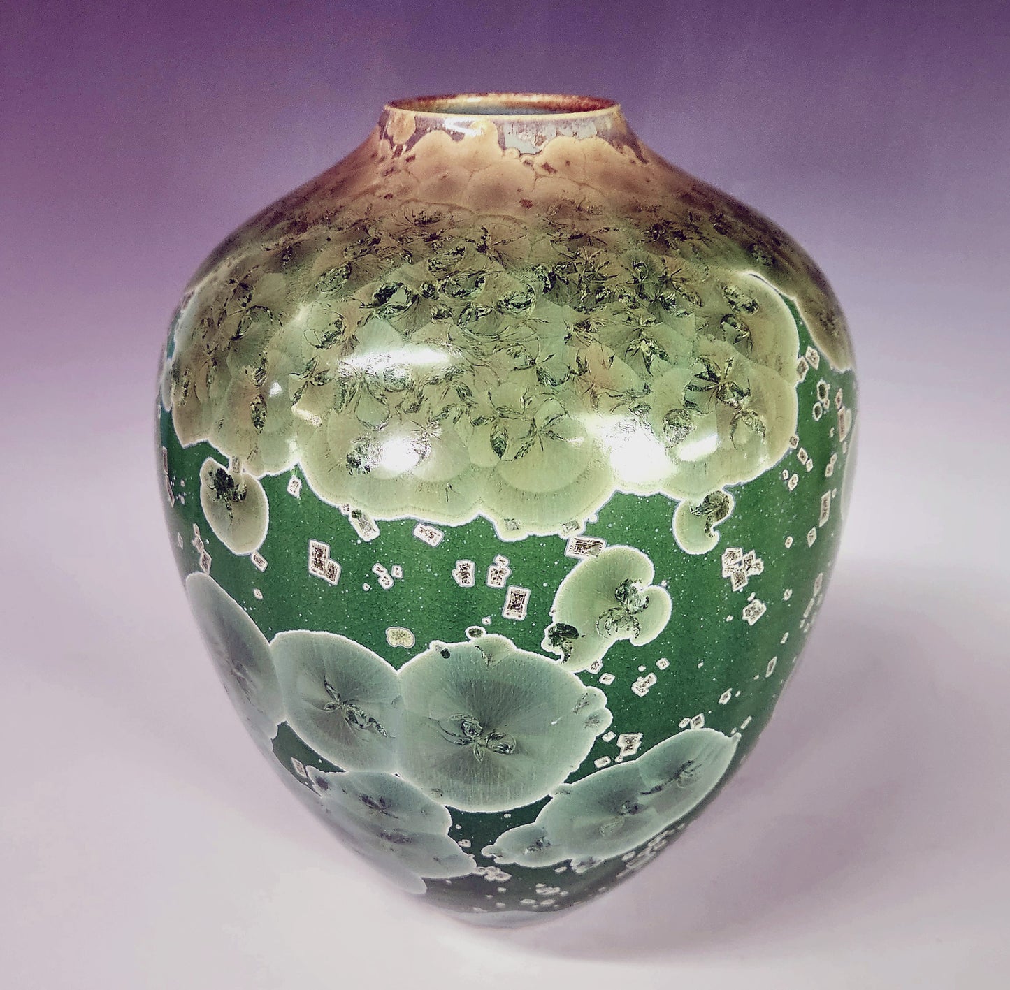 Bill Powell - Emerald Crystal Vase