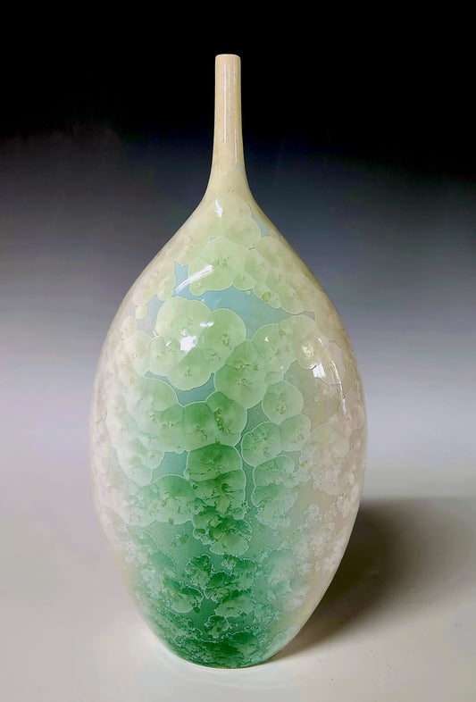 Bill Powell - Emerald Crystal Flat Bottle 2