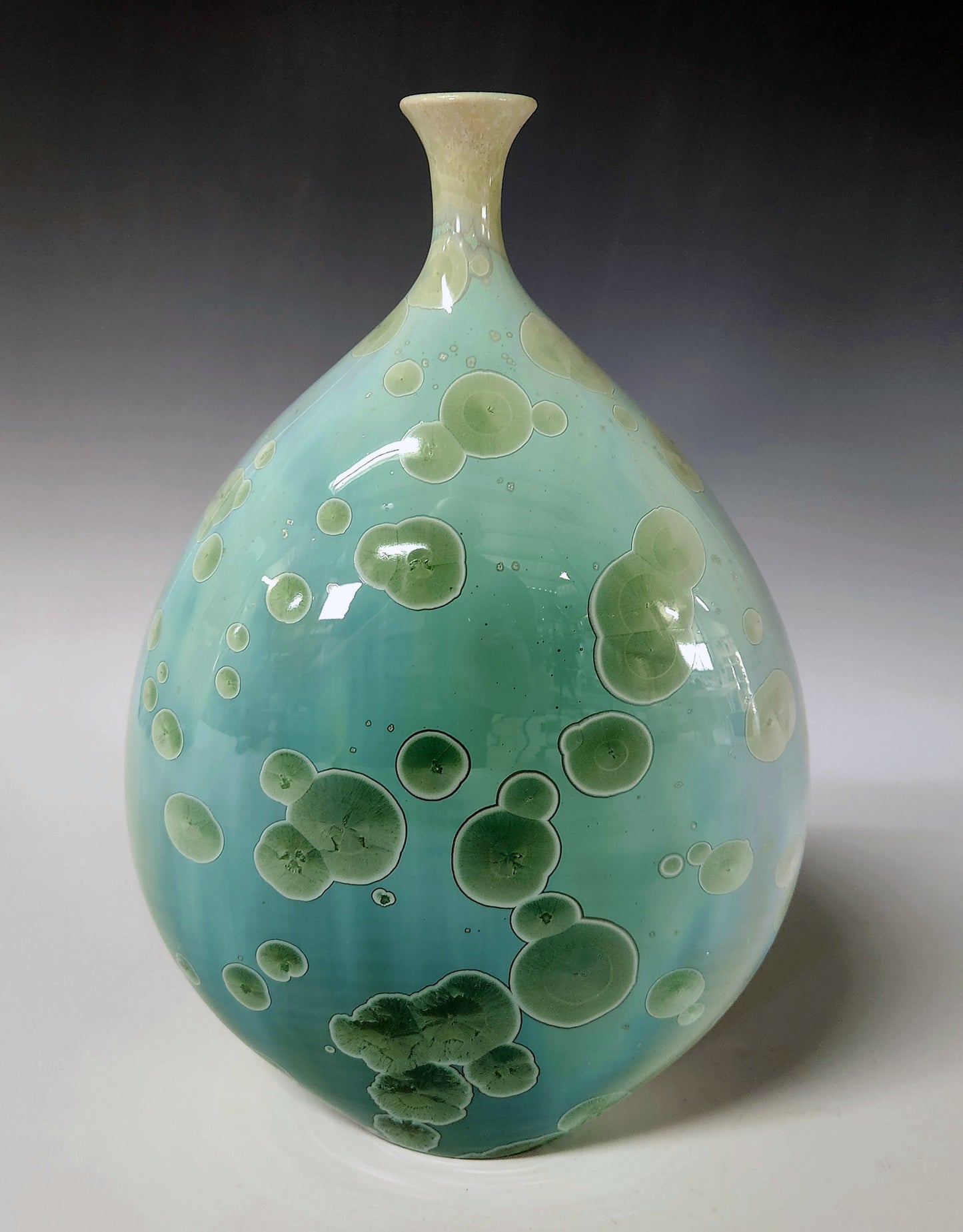 Bill Powell - Emerald Crystal Flat Bottle