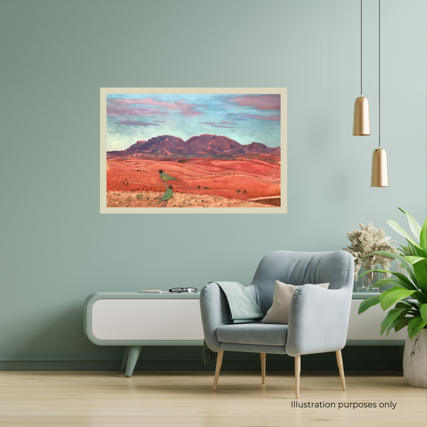Nick Olsen - Flinders Ranges with Emerald Ringnecks