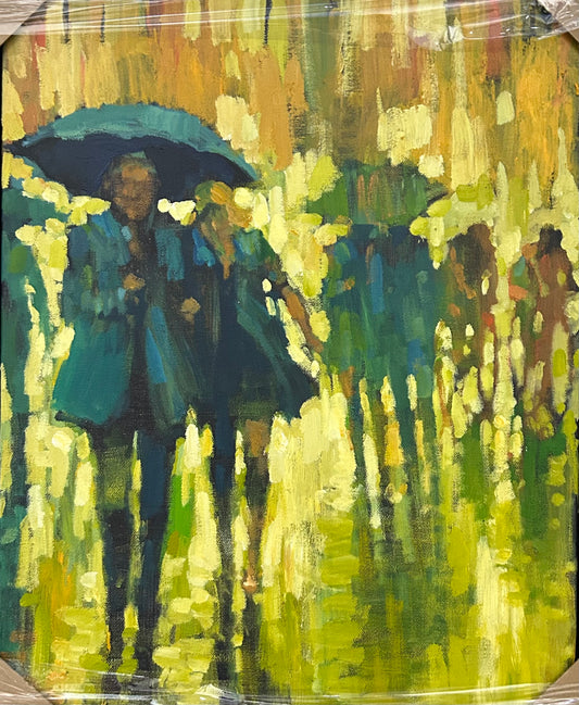 David Hinchliffe - Pedestrians and Green and Gold