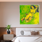 John Maitland - Yellow Nude and the Red Wren