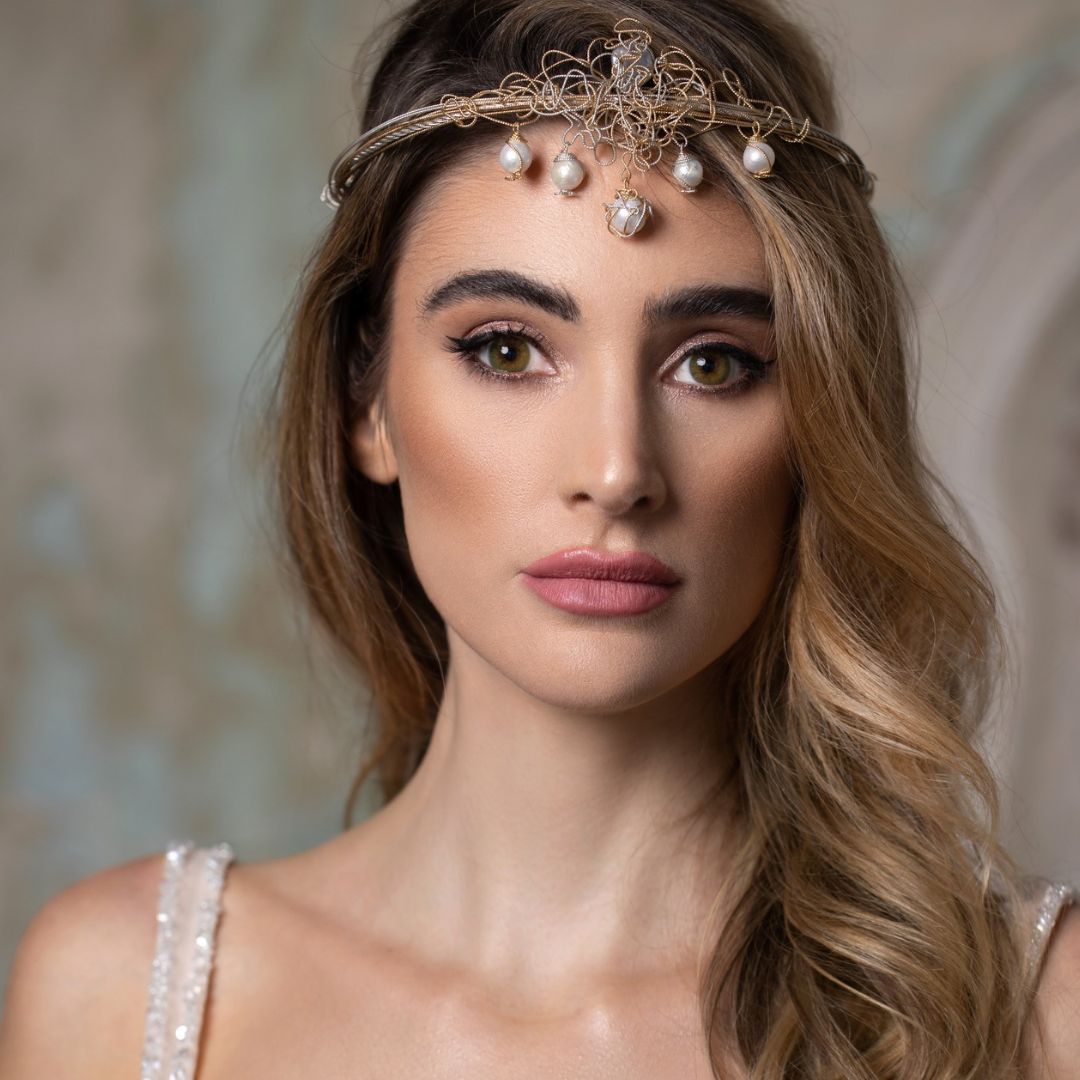 Zohar - Bridal Waterfall Crown