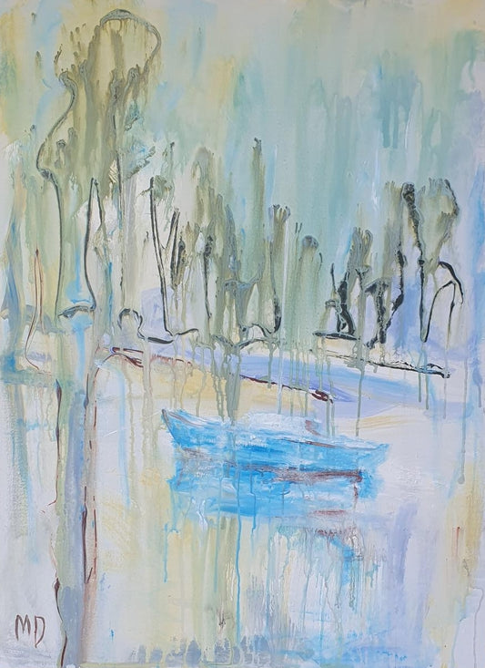 Margo Donoghue - Blue Boat (Norman Creek)