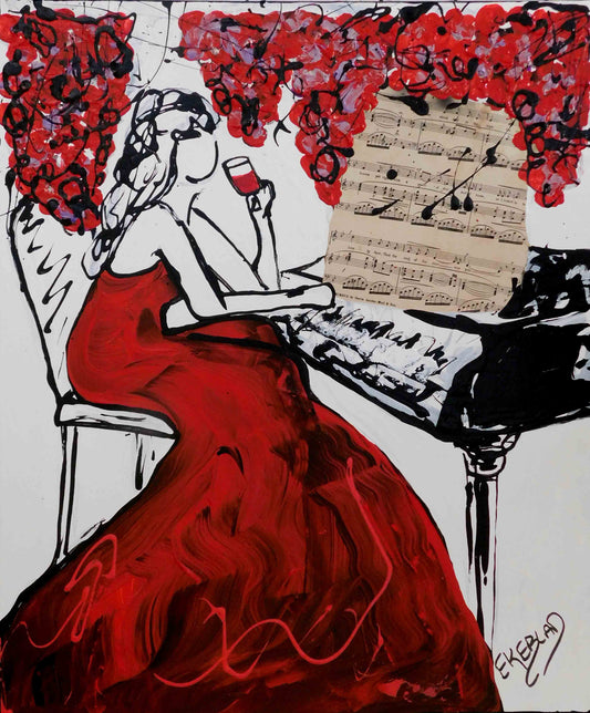 Madeleine Ekeblad - My Red Velvet Dress