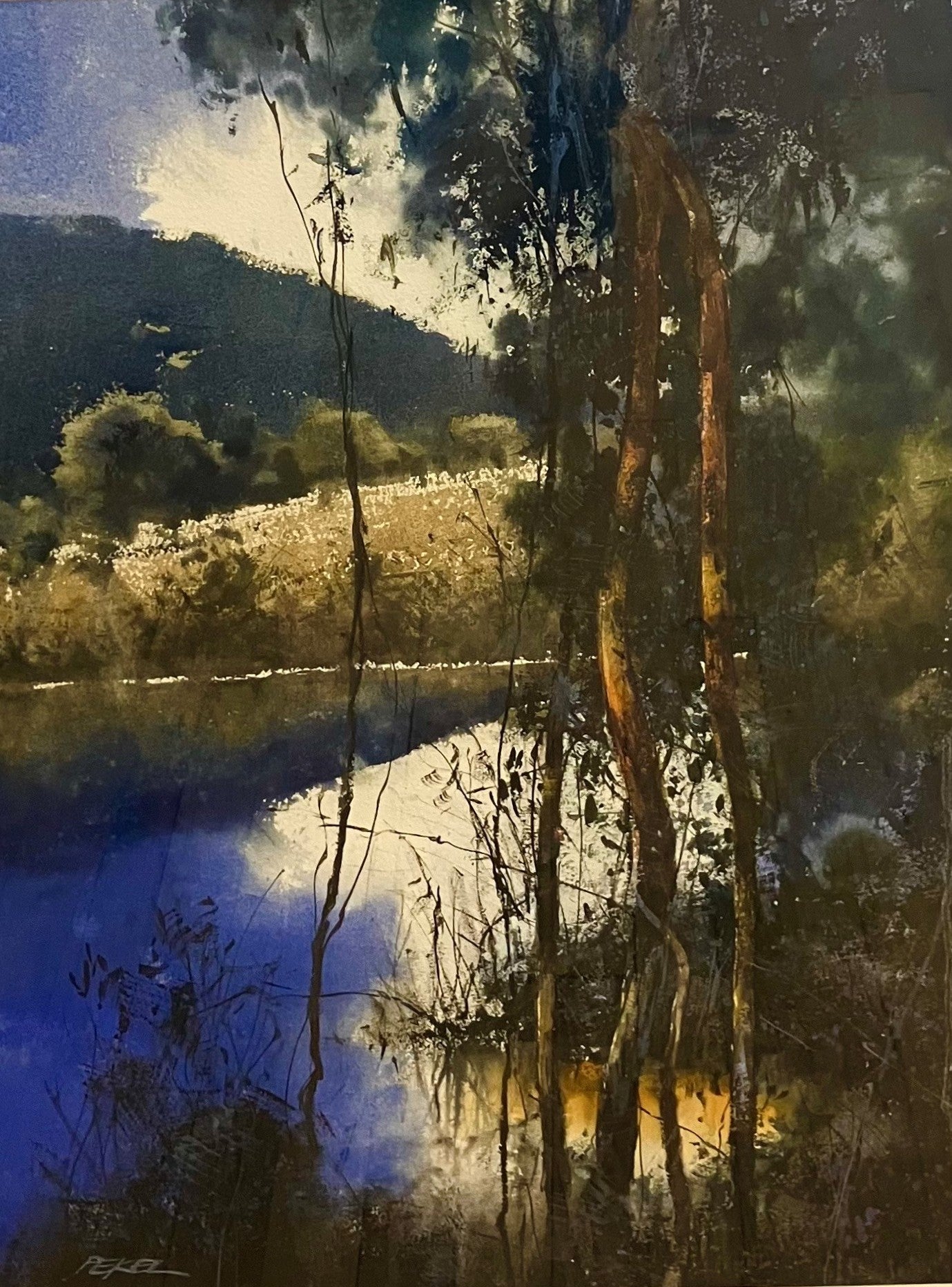 Herman Pekel - Last Light on the Water