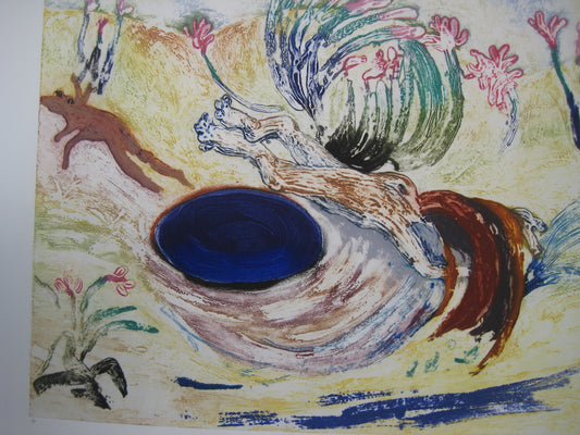 Arthur Boyd -  Over a Dark Pond AP