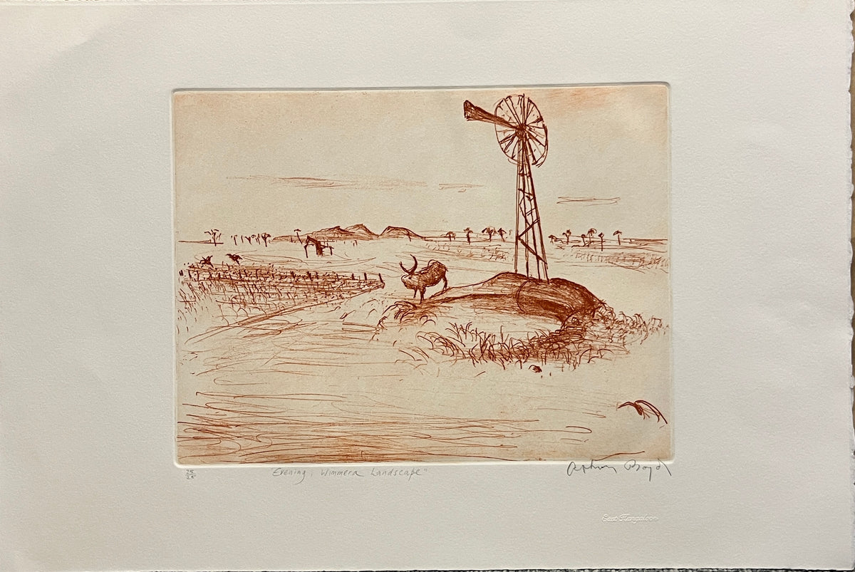 Arthur Boyd - Evening Wimmera Landscape 25/25