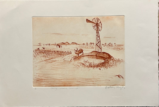 Arthur Boyd - Evening Wimmera Landscape 25/25