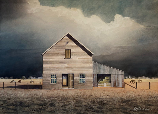 Bruce Buchanan - Horse Stables, Central Tasmania