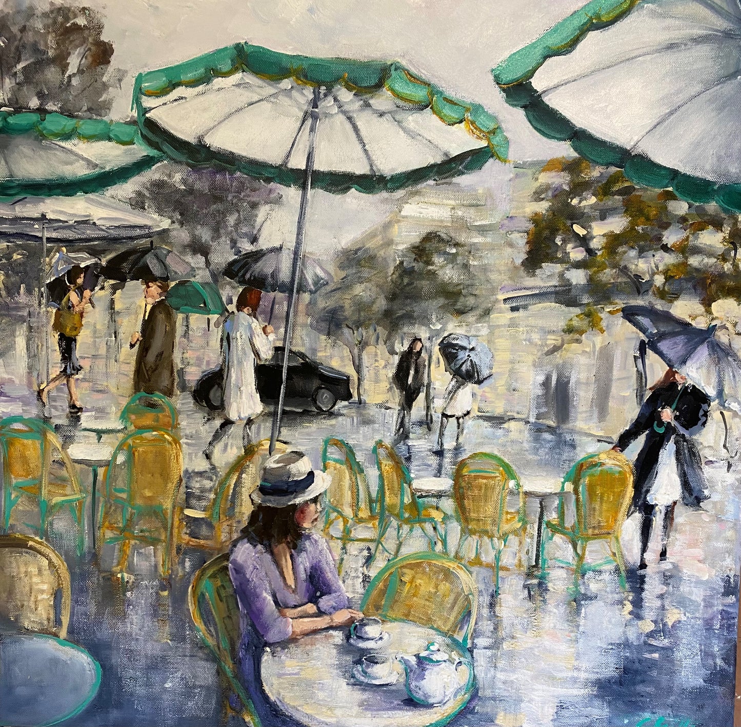 Christine Reilly - Paris, Rain Reflections