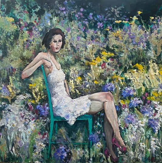 Christine Reilly - Woman in Garden