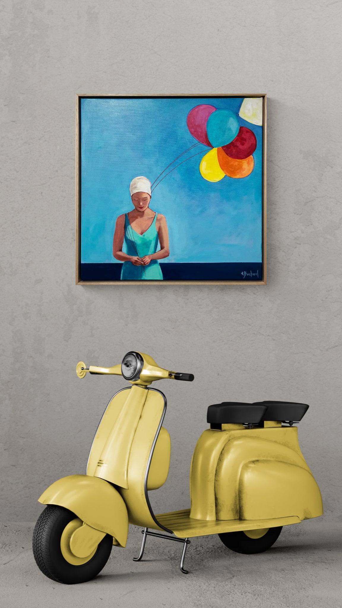 Glenda Borchard - Girl with Balloons