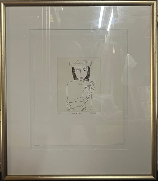 Robert Dickerson - Girl and Cat
