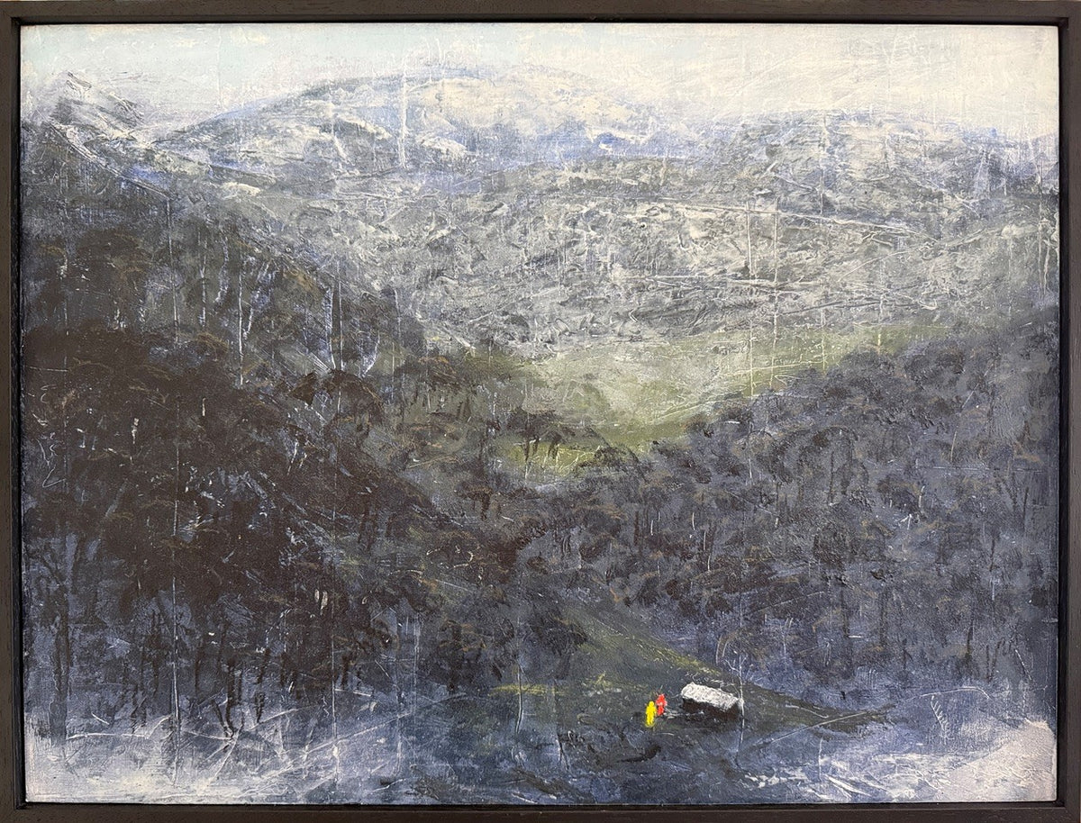 Elizabeth Corfe - Snowy Country Hut