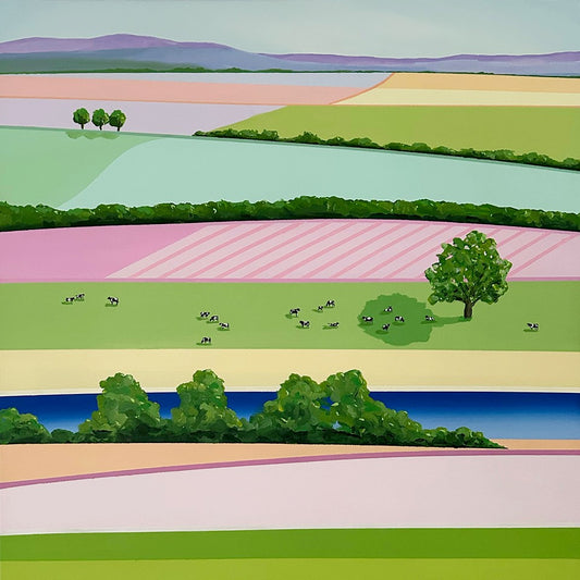 Fiona Chivers - Cows in the Long Paddock