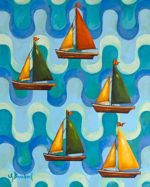 Glenda Borchard - Patterned Yachts