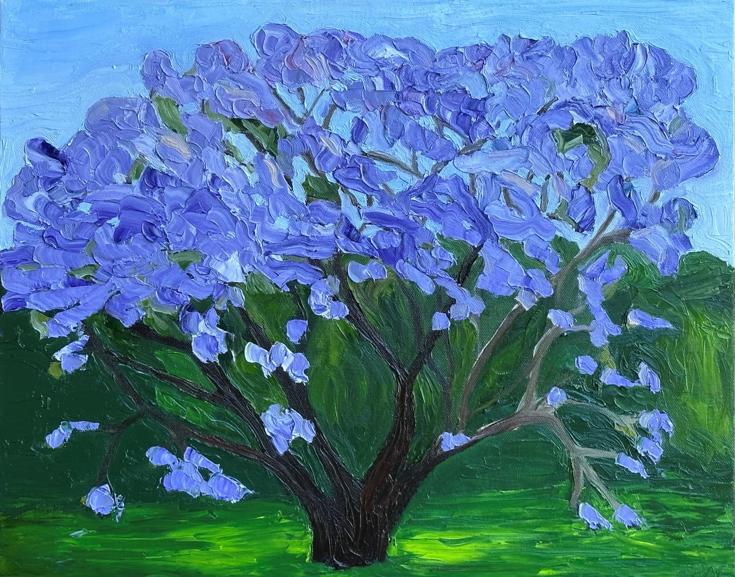 Geraldine Mackenzie - Purple Rain in Kenmore