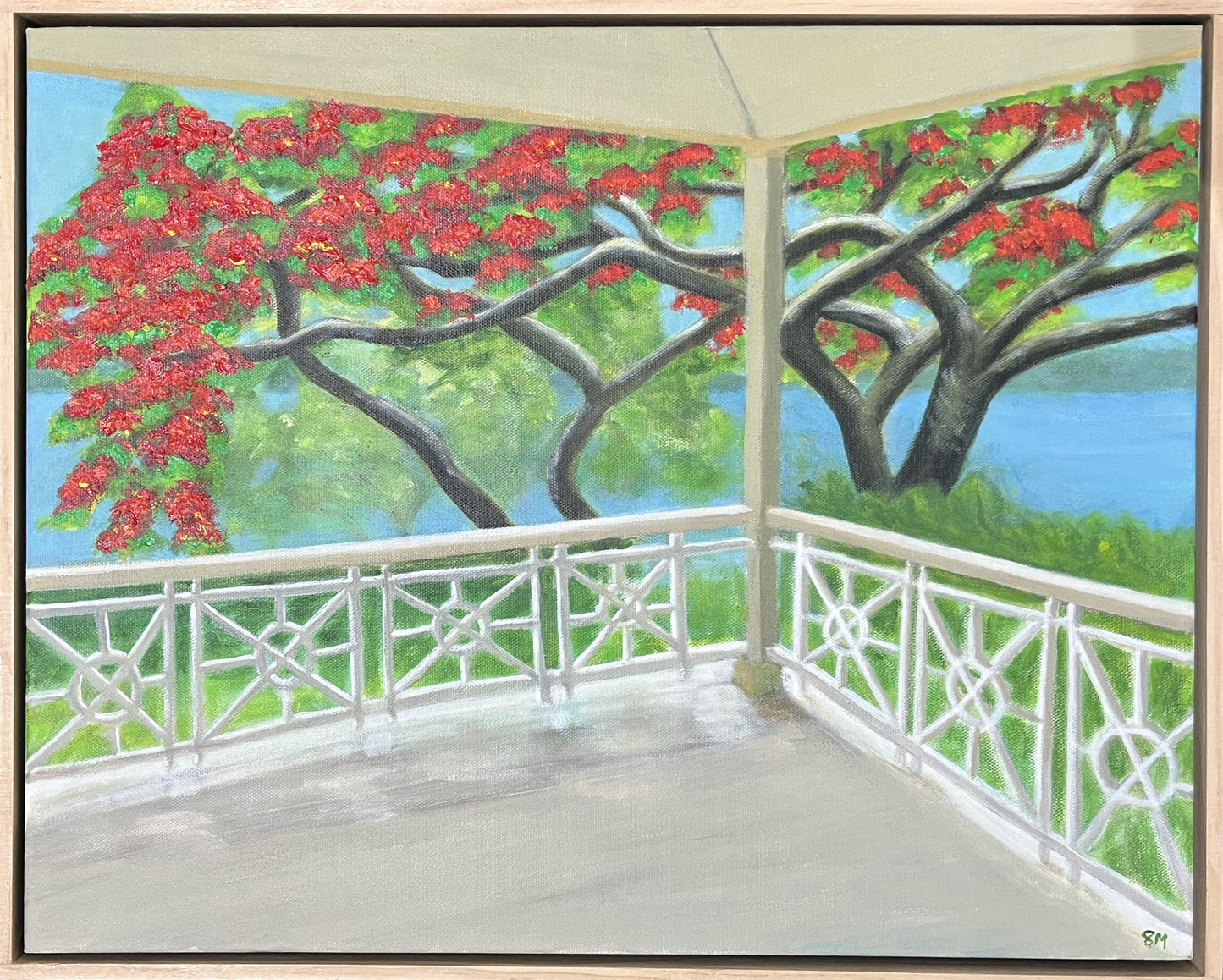 Geraldine Mackenzie - Poincianas at Newstead House