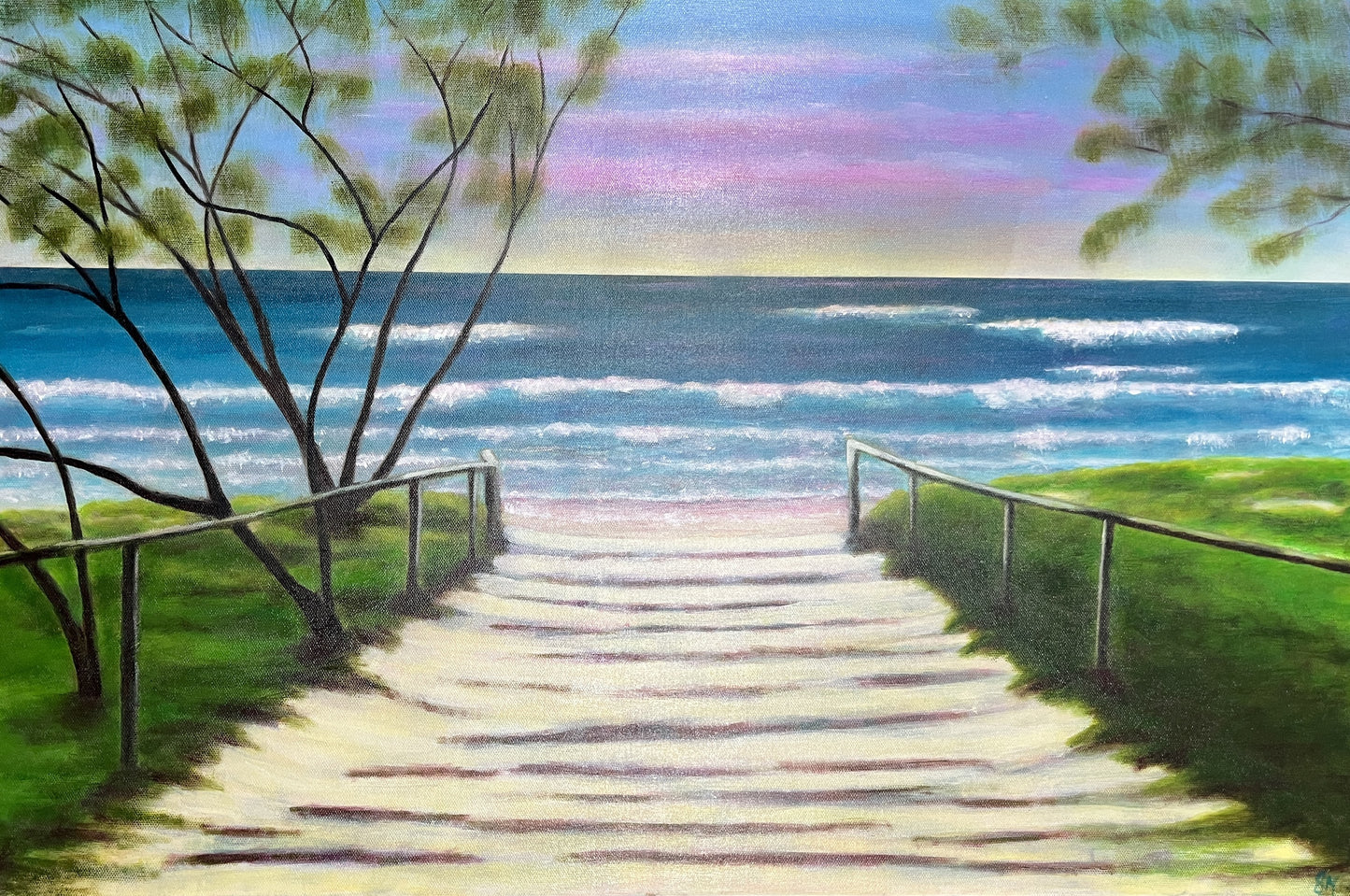 Geraldine Mackenzie - Morning, Main Beach