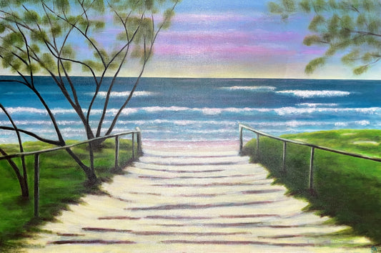 Geraldine Mackenzie - Morning, Main Beach