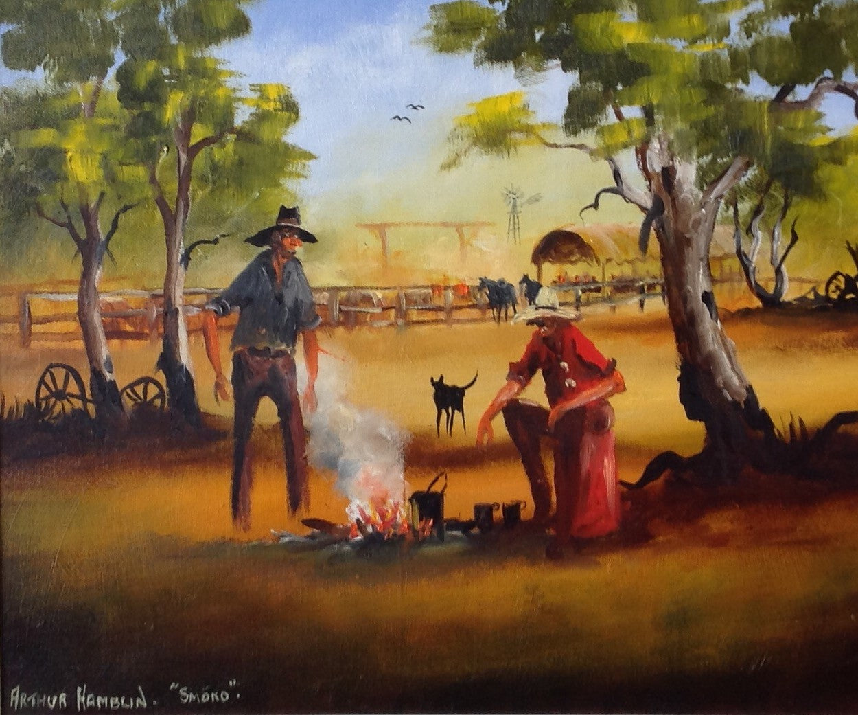 Arthur Hamblin - Smoko