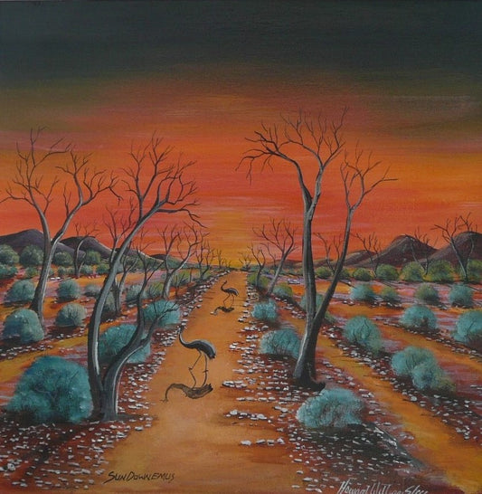 Howard William Steer - Sundown Emus