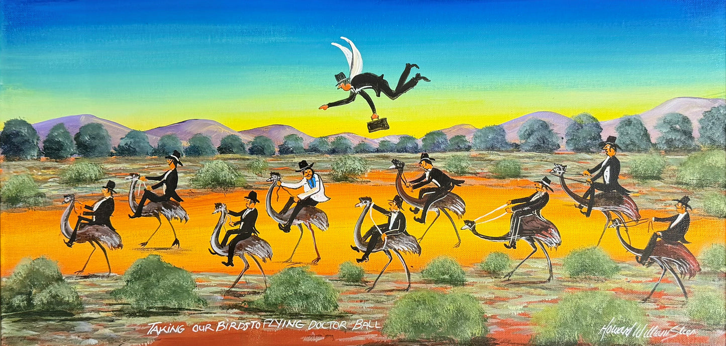 Howard William Steer - Taking Our Birds to Flying Doctor Ball