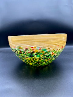 Gordon Studio Glassblowers - Stellas Garden Bowl - Gold