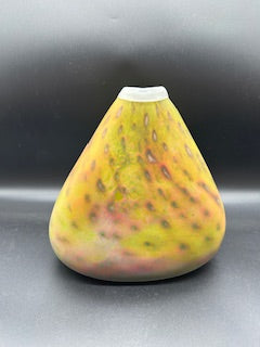 Gordon Studio Glassblowers - Eucalyptus Flat Pear Shape Vase