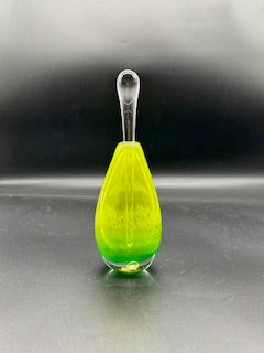 Gordon Studio Glassblowers - Teardrop Bottle - Lime/Green